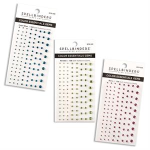 Spellbinders Colour Essential Gems Embellishment Sheet Pick N Mix - Choose 3 - 943853
