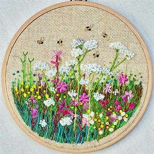 Rowandean Embroidery Summer Cow Parsley Meadow Kit - 944301