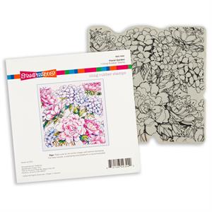 Stampendous Beautiful Backgrounds 6x6" Stamp Set -  Floral Garden -  1 Stamp - 947326