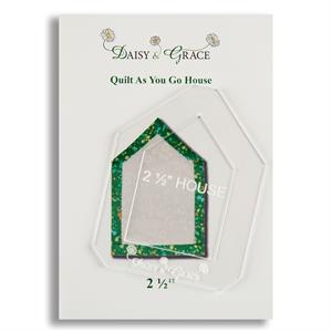 Daisy & Grace 2 1/2" House Quilt Aa You Go template - 948322