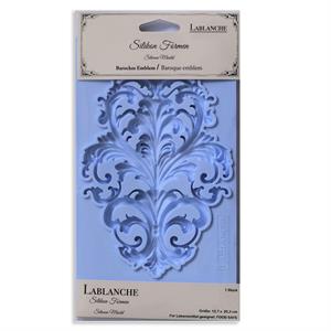 LabLanche Silicone Mould - Baroque Emblem - 20.3 x 12.7cm - 960728