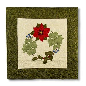 Quilter's Trading Post Poinsettia in the Leaves Quilt Kit - 963332