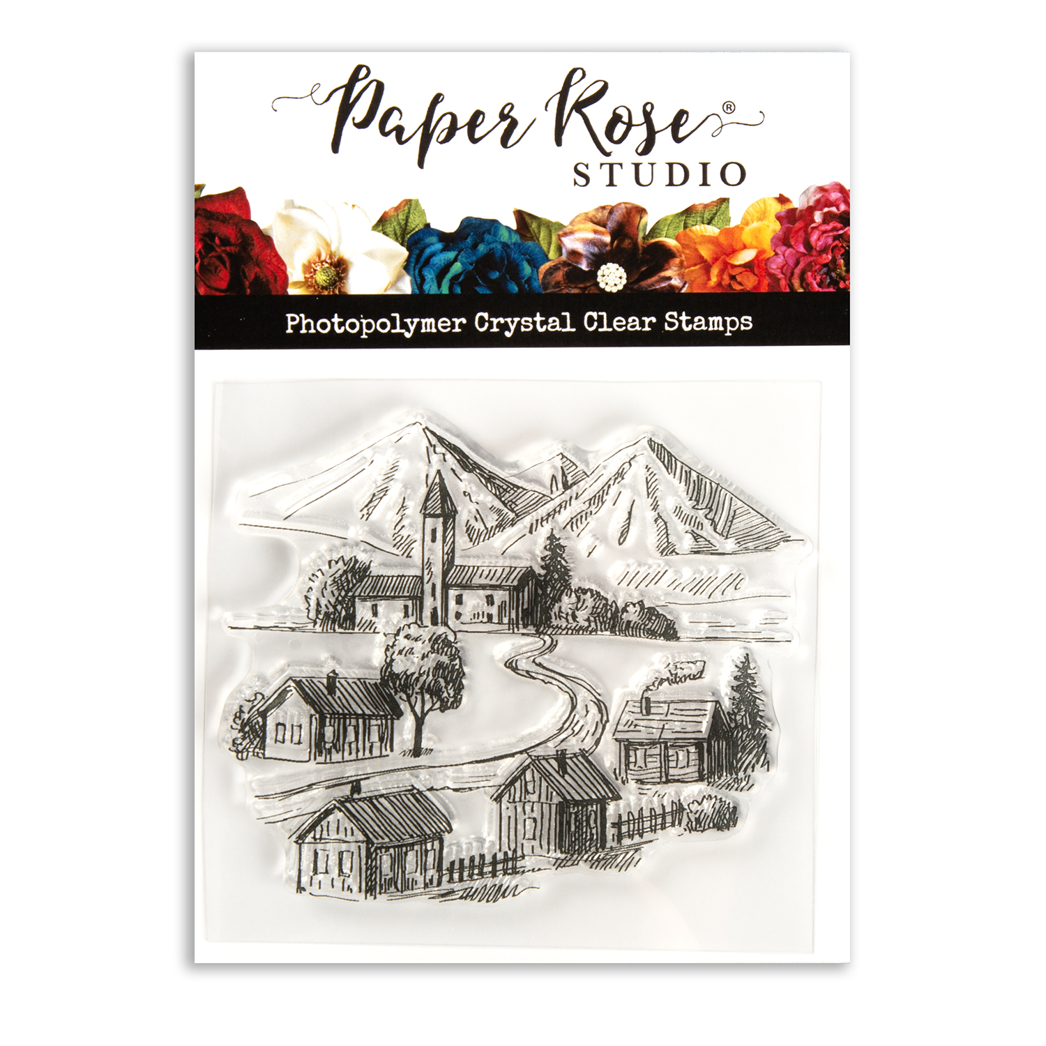 Paper Rose Studios Stamp Pick N Mix - Choose any 2 - Small Town - Dispatched from 3rd July 
