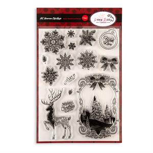 Dawn Bibby Creations Art Nouveau Christmas - Winter Wonderland Stamp Set - 970105