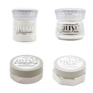 Tonic Studios Nuvo Drops Christmas White Collection - 4 x 30ml - 970639