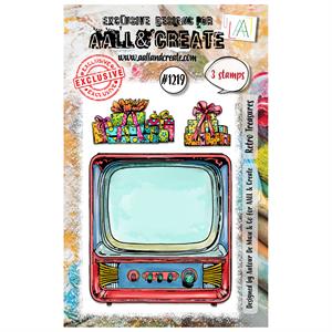 AALL & Create A7 Stamp Set - Retro Treasures - 973121