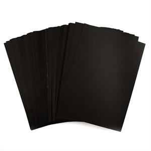 Jellybean Crafts A4 Black Card - 240gsm - 80 Sheets - 977569