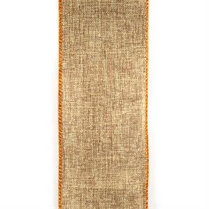 House of Alistair Autumnal Wired Hessian Ribbon - 65mm Wide  - 986986