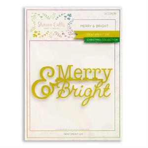 Sharon Callis Merry & Bright Sentiment Die Set - 988240