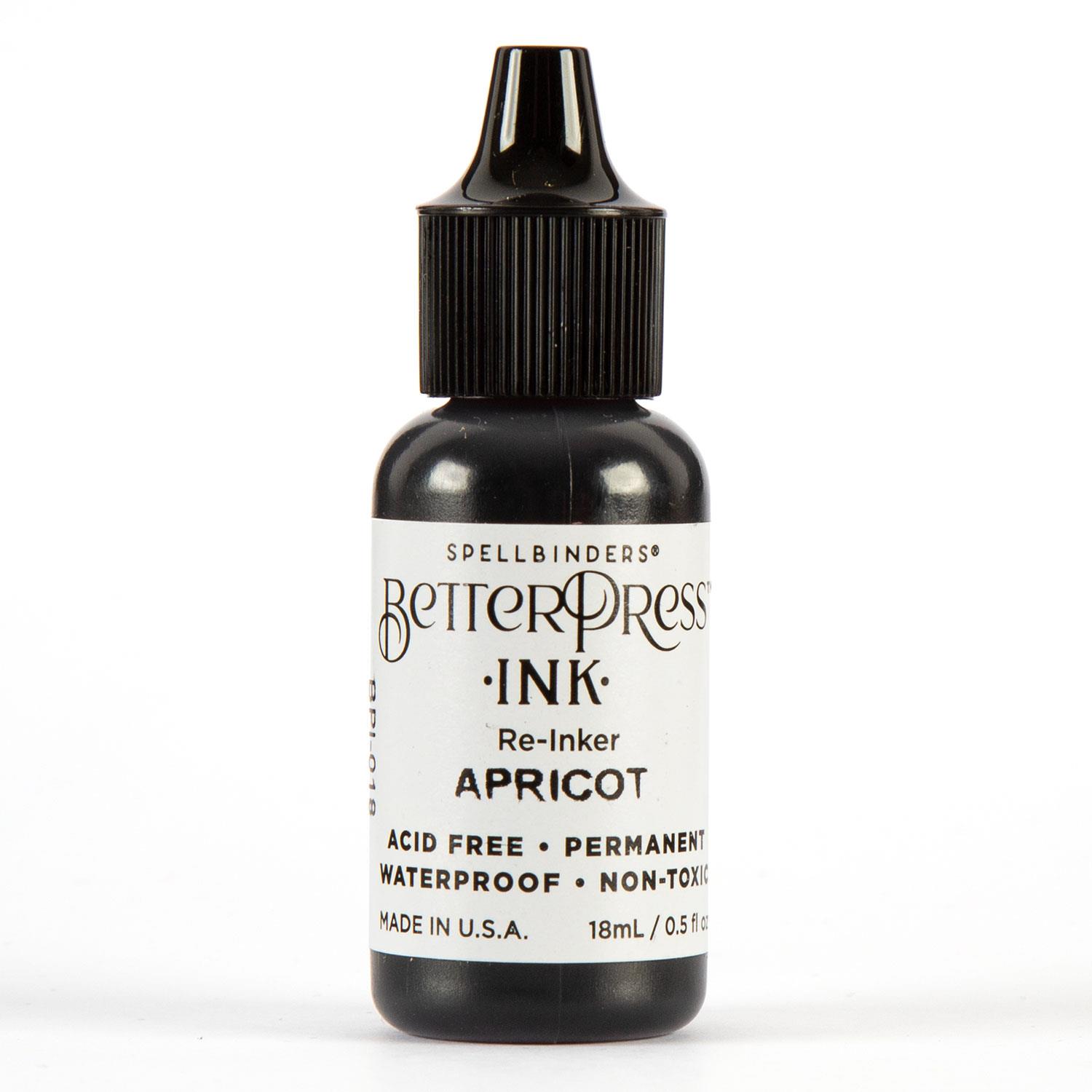 Spellbinders BetterPress Ink Re-Inker Pick N Mix - Choose 2 - Apricot
